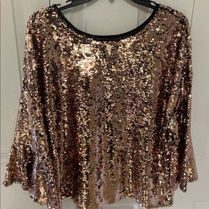 Bold Elements sequin blouse.